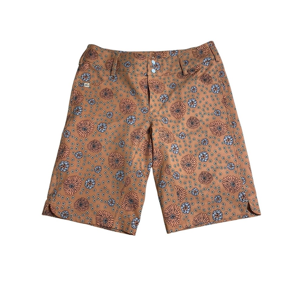 Wild Rye Freel Women's Mountain Bike Shorts Size 10 Floral Daisy MTB Cycling 12"